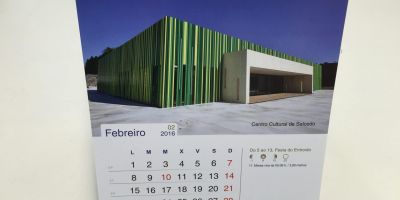 El Centro Social de Salcedo en el calendario del 2016 del Concello de Pontevedra